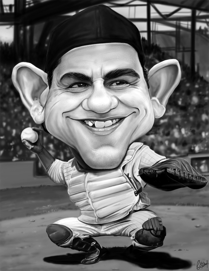 Yogi Berra | SIGNED & NUMBERED BY RICH CONLEY | PERSONALIZED CERTIFICATE  INCLUDED | DIGITAL ART