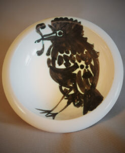 Picasso Madoura Ceramic Ramie 172 Oiseau Au Ver